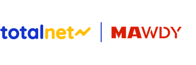 Logos de Totalnet y Mawdy